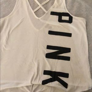 White tank by pink